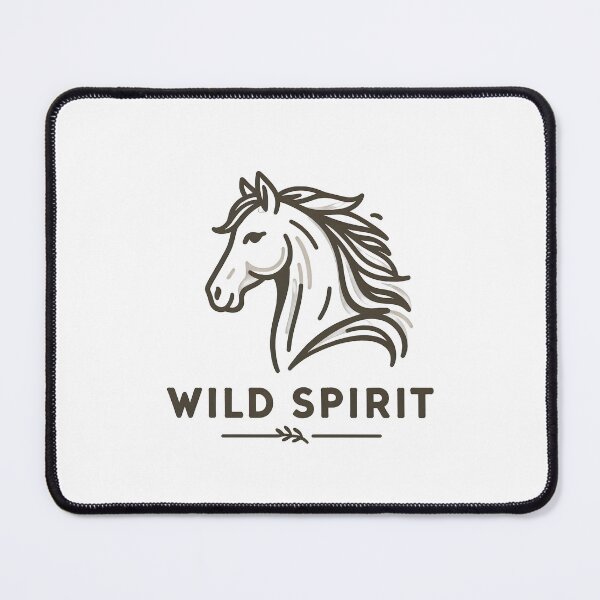Item preview, Wild Spirit Horse Sketch Western Style designed and sold by Smoking_Animals .