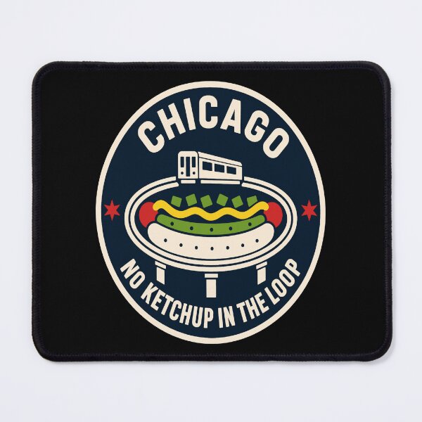 Item preview, Chicago Hot Dog No Ketchup L Train Badge designed and sold by Lyfeinsights.