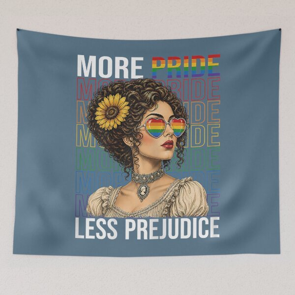 Item preview, More Pride Less Prejudice LGBTQ Pride Month Gay Pride designed and sold by miuukiuu.