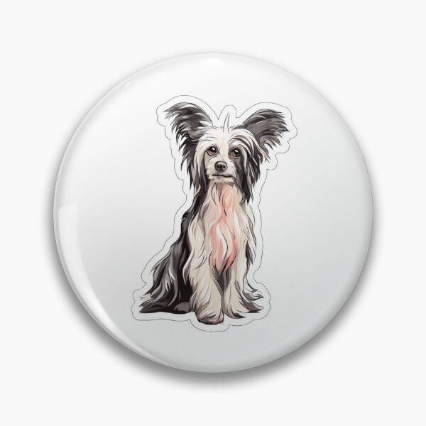 Item preview, Cute Chinese crested puppy dog designed and sold by MendaciousMina.