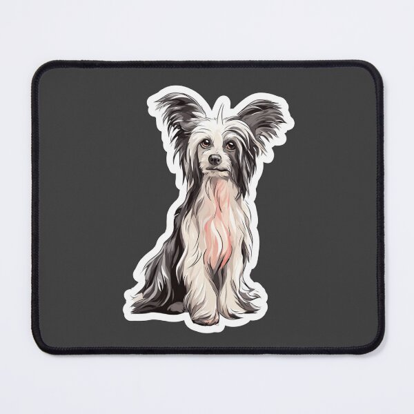 Item preview, Cute Chinese crested puppy dog designed and sold by MendaciousMina.