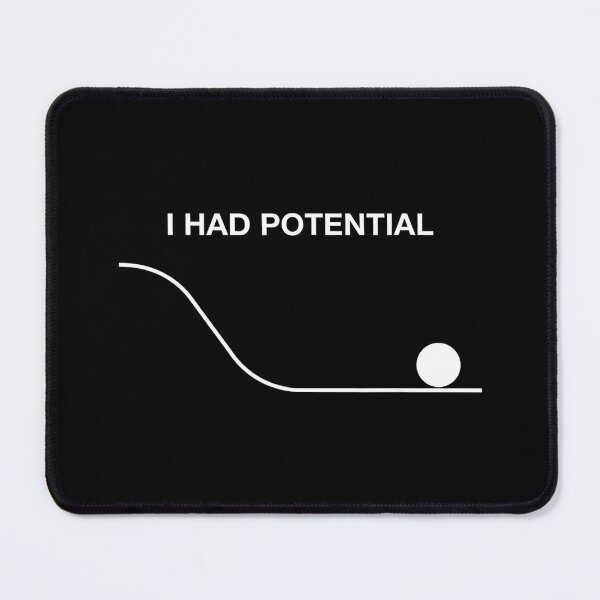 Item preview, I Had Potential Funny Sarcastic Distressed Typography designed and sold by Methahshop.