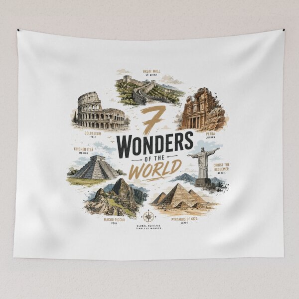 Item preview, Wonders of the world designed and sold by GraficDesigners.