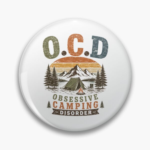 Item preview, Obsessive Camping Disorder designed and sold by DemureArtsy.