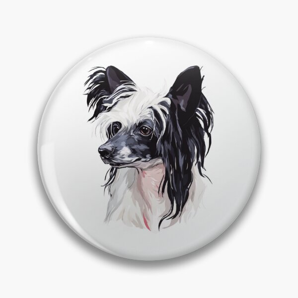 Item preview, Cute Chinese crested puppy dog designed and sold by MendaciousMina.