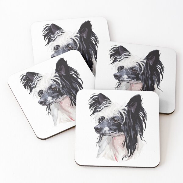 Item preview, Cute Chinese crested puppy dog designed and sold by MendaciousMina.