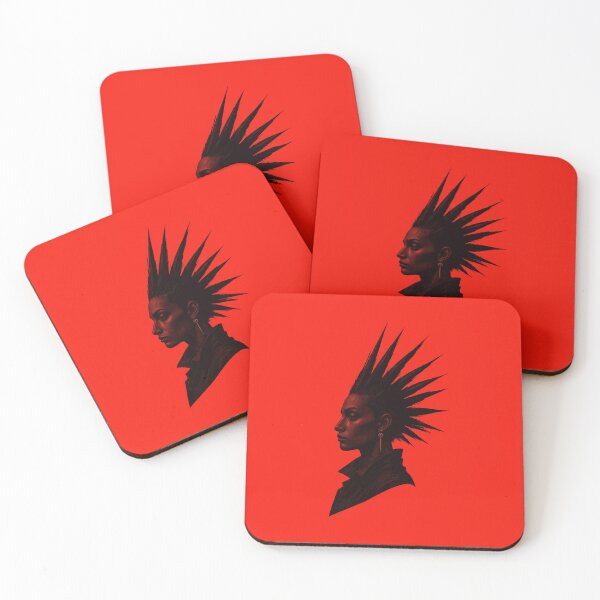Item preview, Edgy Liberty Spikes Punk Rock Silhouette Poster designed and sold by PixelQ.