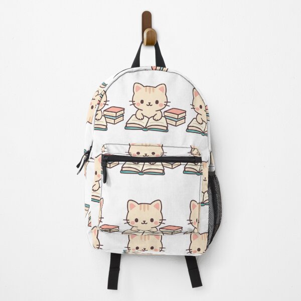 Item preview, Always Learning Cat - Growth Mindset Kawaii Sticker designed and sold by foryouandyours.