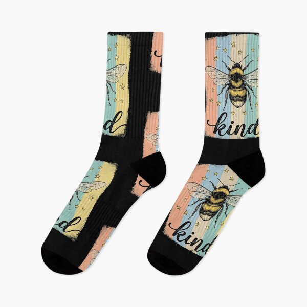 Item preview, Bee Kind Vintage Bumblebee Retro Pastel Stripes Inspirationa designed and sold by longngusuc.