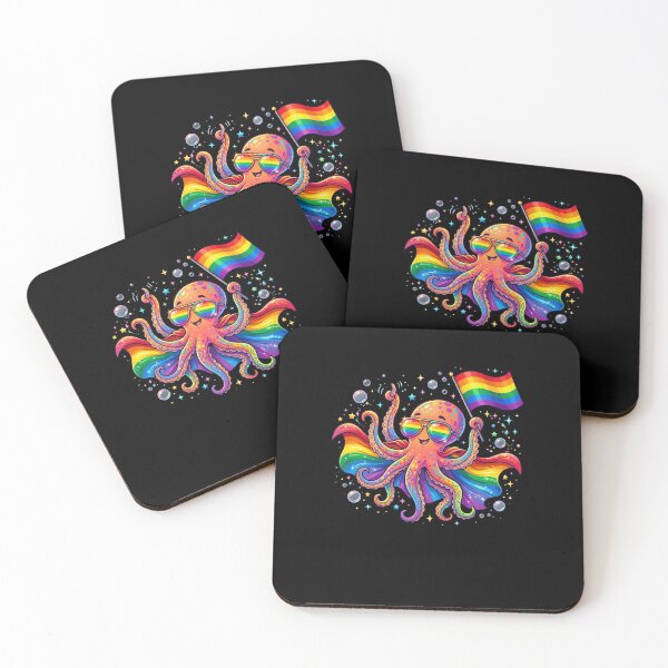 Item preview, Rainbow Octopus Pride Flag Sunglasses designed and sold by snowry.