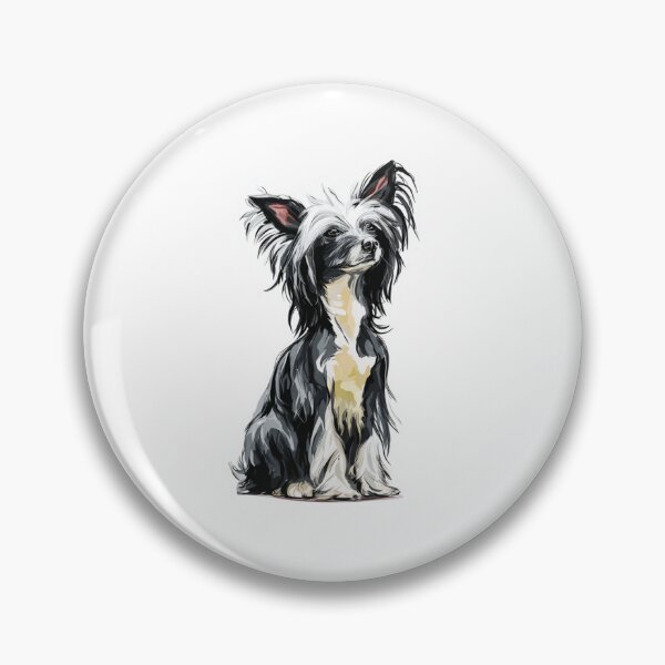 Item preview, Cute Chinese crested puppy dog designed and sold by MendaciousMina.