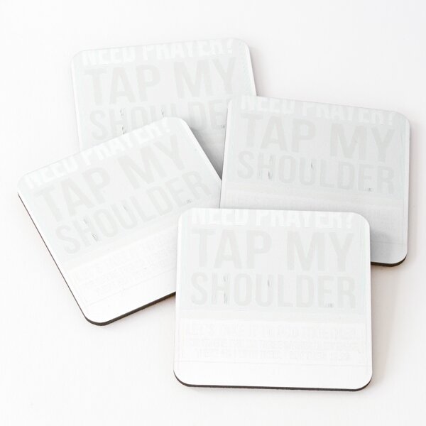 Item preview, Need Prayer Tap My Shoulder Christian Faith Verse designed and sold by JMDesignHub.