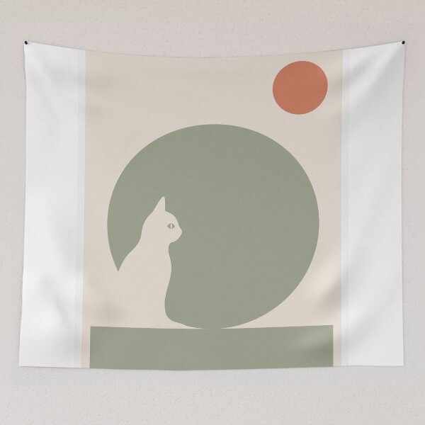 Item preview, Cat Silhouette Print designed and sold by Studio pod Burom.