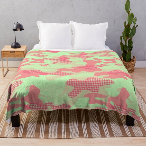 Item preview, Bright Green and Pink Camo  designed and sold by AmbientArtCo.