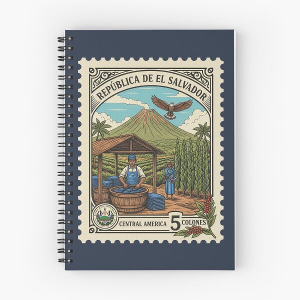 Item preview, El Salvador Vintage Stamp Central America designed and sold by d247.