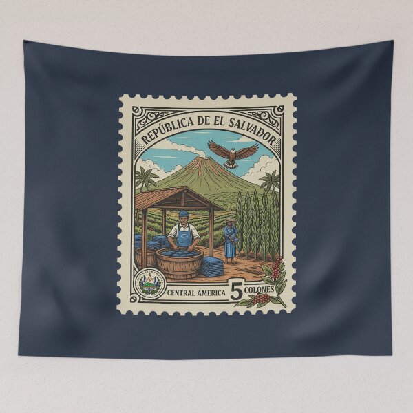 Item preview, El Salvador Vintage Stamp Central America designed and sold by d247.