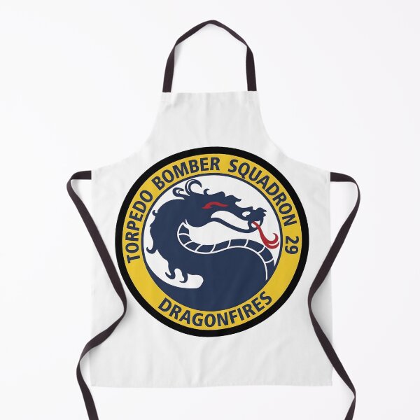 Item preview, US Navy Torpedo Bomber Squadron 29 Dragonfires Emblem designed and sold by CharlieDesings.