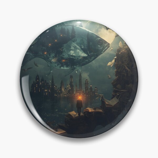 Item preview, Moonlit Fish Fantasy Realm designed and sold by Idrojibz.