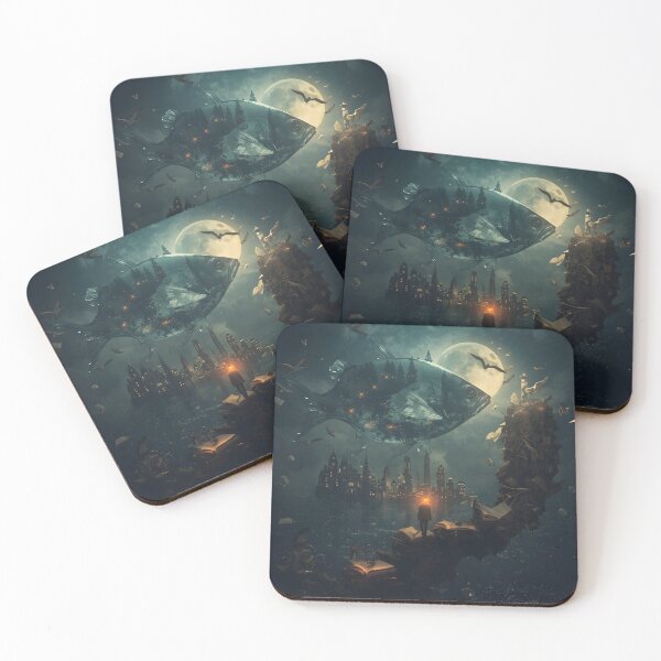 Item preview, Moonlit Fish Fantasy Realm designed and sold by Idrojibz.