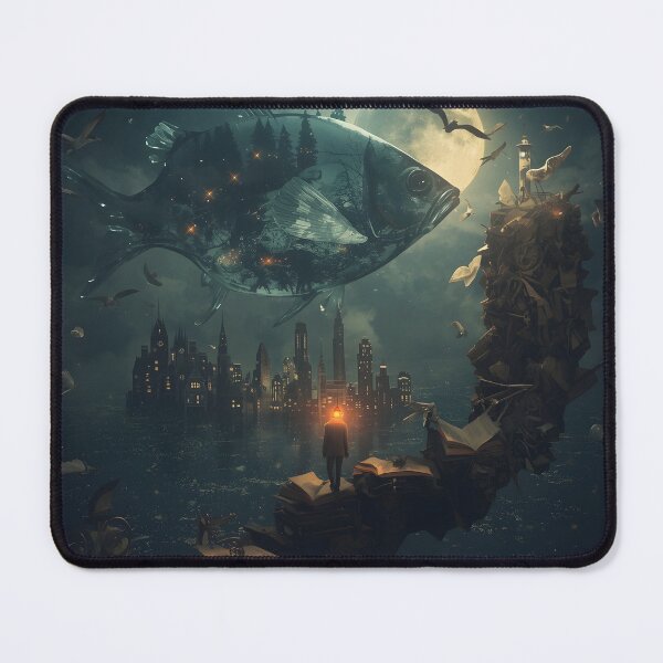Item preview, Moonlit Fish Fantasy Realm designed and sold by Idrojibz.