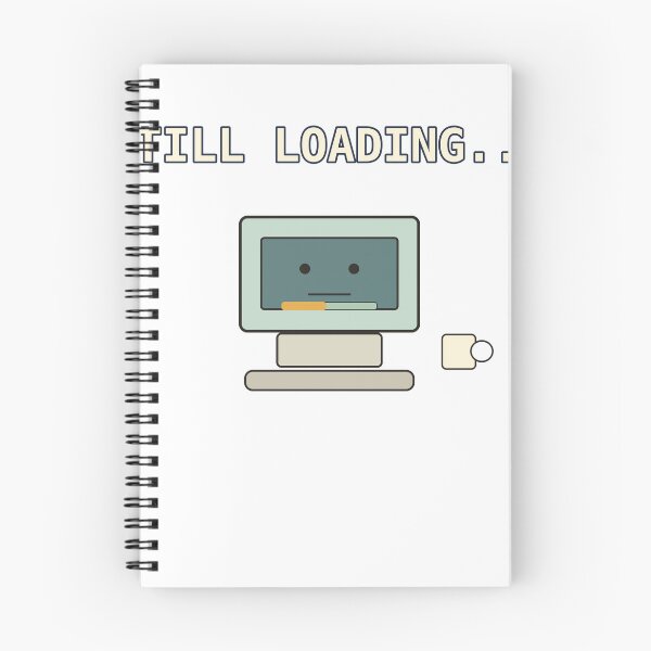 Item preview, Still Loading... – Funny Retro Computer and Coffee Design designed and sold by Cozy Oddities Studio.