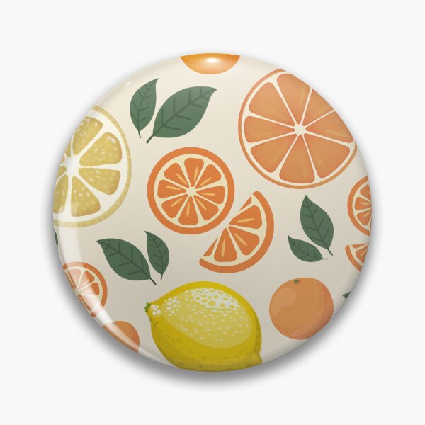 Item preview, Citrus Fruit Seamless Pattern | Lemon Orange Summer Kitchen designed and sold by Dino-Lune.