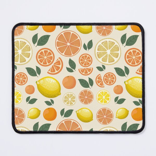 Item preview, Citrus Fruit Seamless Pattern | Lemon Orange Summer Kitchen designed and sold by Dino-Lune.