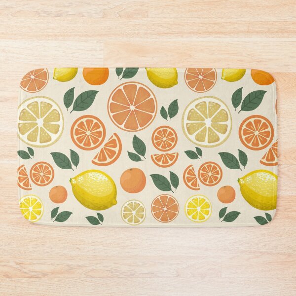 Item preview, Citrus Fruit Seamless Pattern | Lemon Orange Summer Kitchen designed and sold by Dino-Lune.