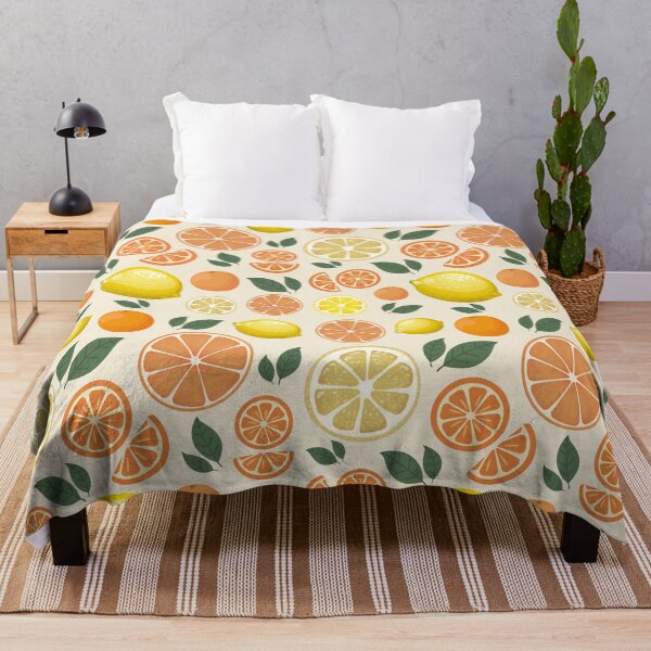Item preview, Citrus Fruit Seamless Pattern | Lemon Orange Summer Kitchen designed and sold by Dino-Lune.