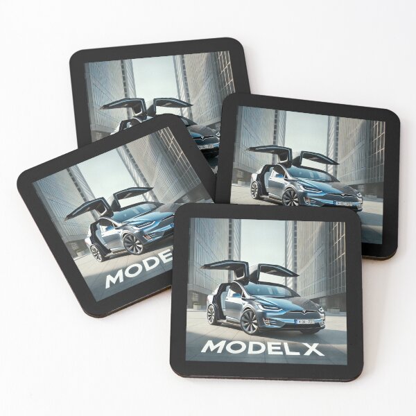 Item preview, Tesla Model X Electric SUV Blueprint Style Design | EV Enthusiast Graphic designed and sold by TEEJAMBOREE.