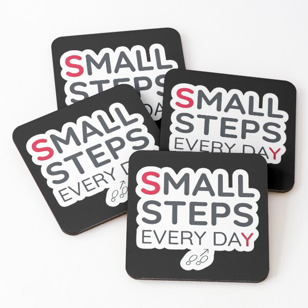 Item preview, Small Steps Every Day - Motivational Quote designed and sold by DKARTO.
