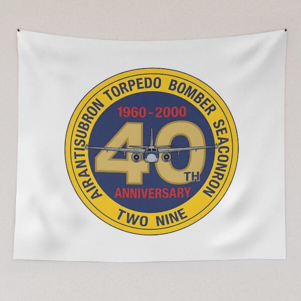 Item preview, US Navy VS-29 Dragonfires 40th Anniversary Commemorative Emblem designed and sold by CharlieDesings.