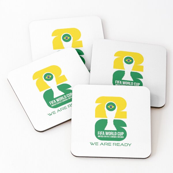 Item preview, Brazil World Cup 2026 Soccer Trophy Silhouette Sticker designed and sold by topprinting.