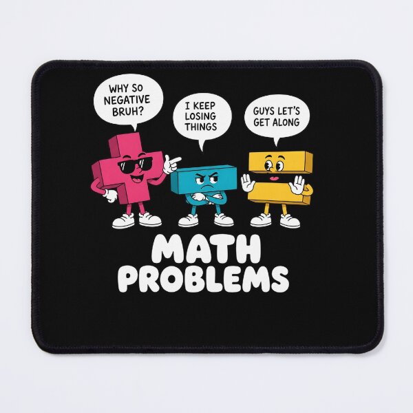 Item preview, Math Problems Symbols Funny Teacher Back to School Humor Joke designed and sold by clothesy7.