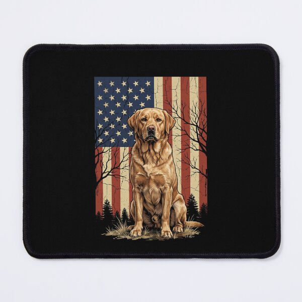 Item preview, Fox Red Labrador Retriever American Flag Patriot Dog designed and sold by SofenArt.