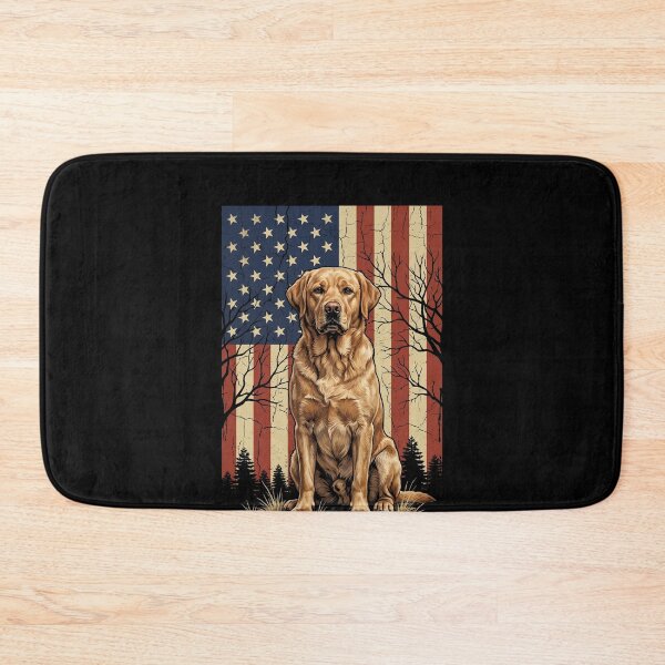 Item preview, Fox Red Labrador Retriever American Flag Patriot Dog designed and sold by SofenArt.