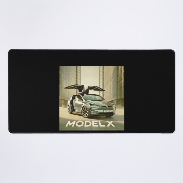 Item preview, Tesla Model X Electric SUV Blueprint Style Design | EV Enthusiast Graphic designed and sold by TEEJAMBOREE.