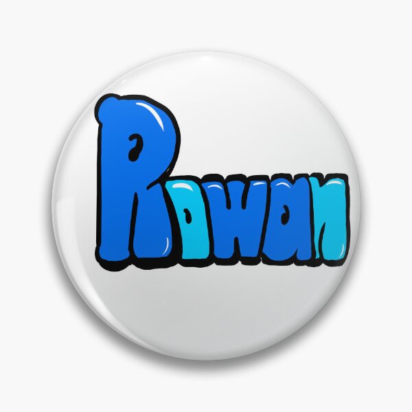 Item preview, Rowan Blue Graffiti Bubble Letters Name Design designed and sold by Artonmytee.