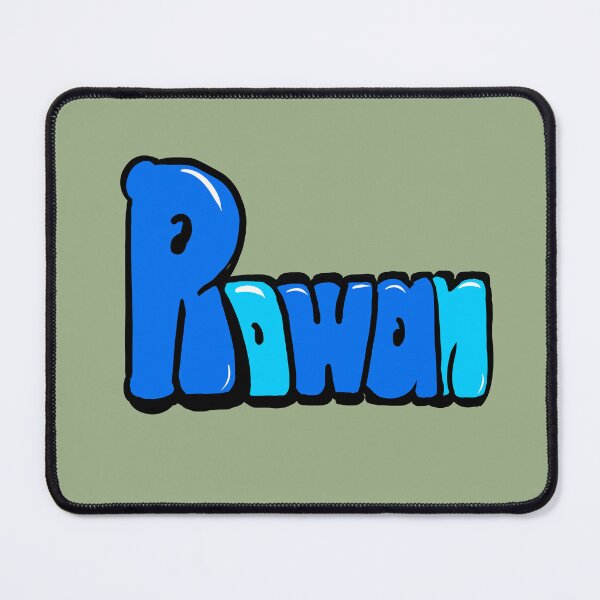 Item preview, Rowan Blue Graffiti Bubble Letters Name Design designed and sold by Artonmytee.