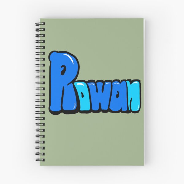 Item preview, Rowan Blue Graffiti Bubble Letters Name Design designed and sold by Artonmytee.