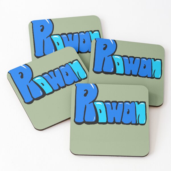 Item preview, Rowan Blue Graffiti Bubble Letters Name Design designed and sold by Artonmytee.