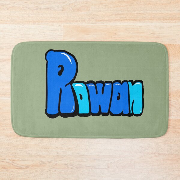Item preview, Rowan Blue Graffiti Bubble Letters Name Design designed and sold by Artonmytee.