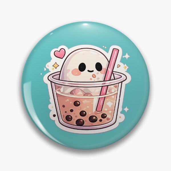Item preview, Cute Ghost Bubble Tea Sticker | Kawaii Boba Ghost designed and sold by NorthernDk_art .