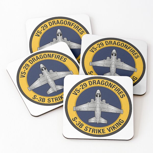 Item preview, US Navy VS-29 Dragonfires S-3B Strike Viking Squadron Insignia designed and sold by CharlieDesings.