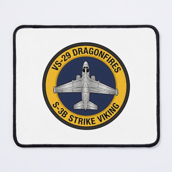 Item preview, US Navy VS-29 Dragonfires S-3B Strike Viking Squadron Insignia designed and sold by CharlieDesings.