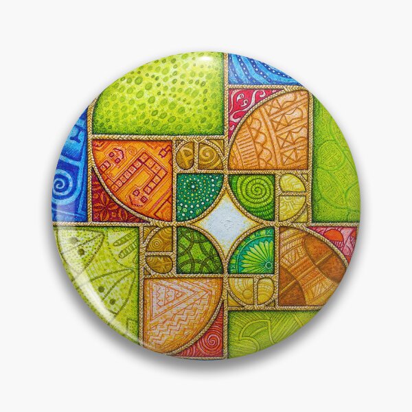 Item preview, Fibonacci Spiral Sacred Geometry Golden Mean Art designed and sold by kpalana.