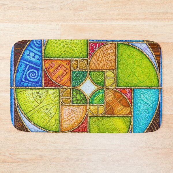 Item preview, Fibonacci Spiral Sacred Geometry Golden Mean Art designed and sold by kpalana.