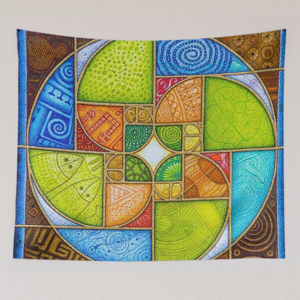 Item preview, Fibonacci Spiral Sacred Geometry Golden Mean Art designed and sold by kpalana.