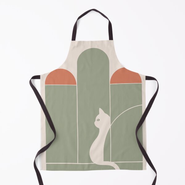 Item preview, Cat Sage Green Art designed and sold by Studio pod Burom.