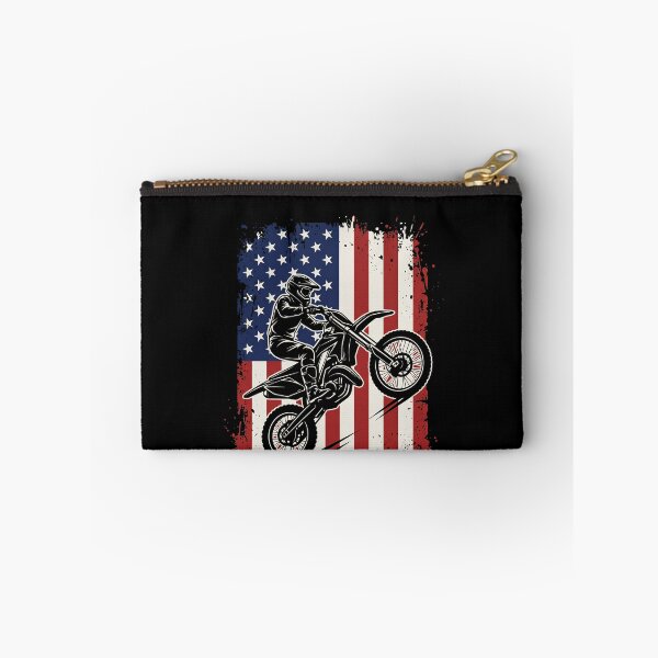 Item preview, American Flag Motocross Dirt Bike Rider designed and sold by SofenArt.